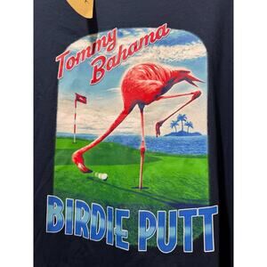 NWT Tommy Bahama Mens Birdie Putt Graphic T Shirt XL Navy Blue Golf FUNNY